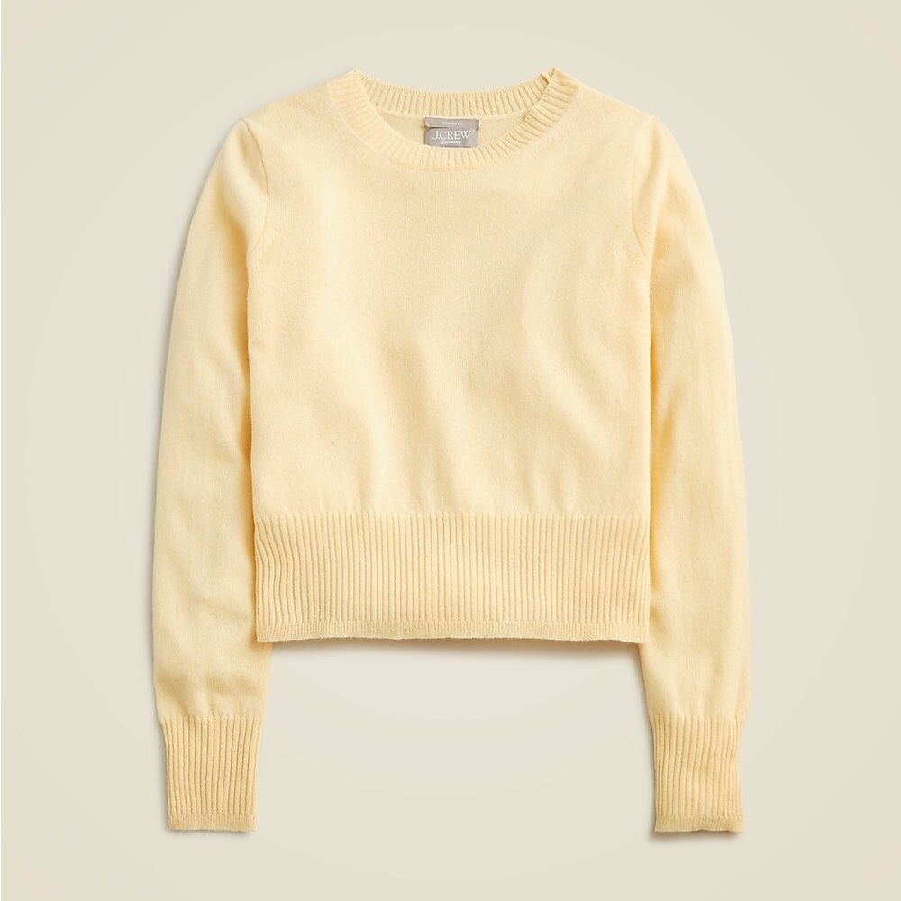 J. Crew Women's butter Yellow Sweater